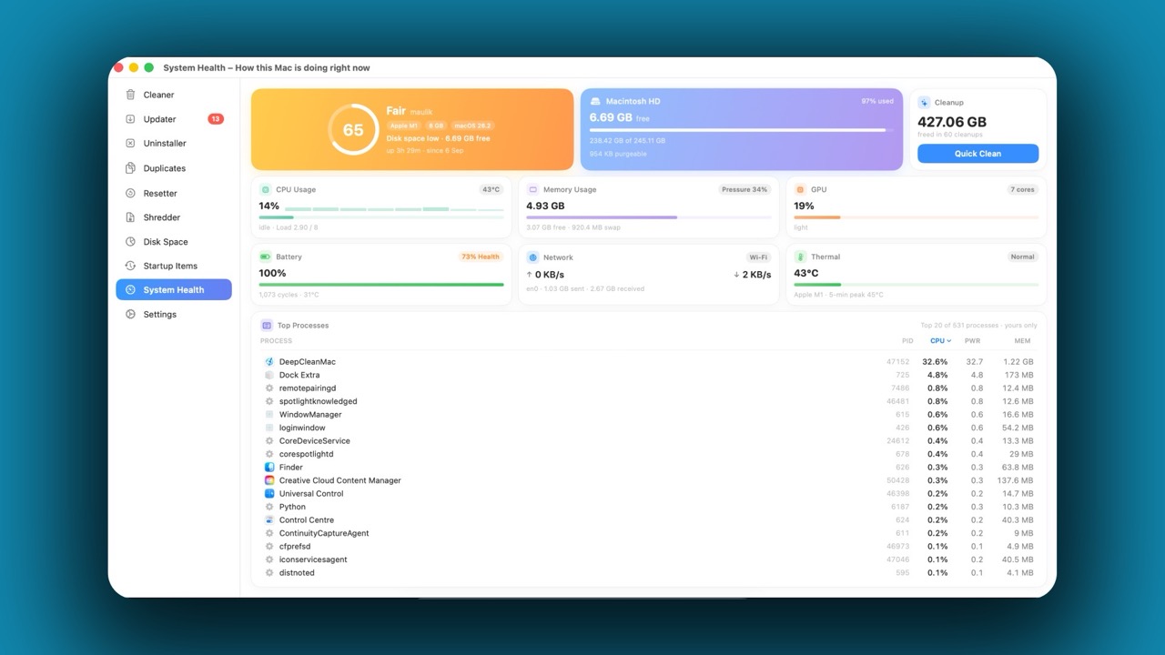 DeepCleanMac screenshot 5